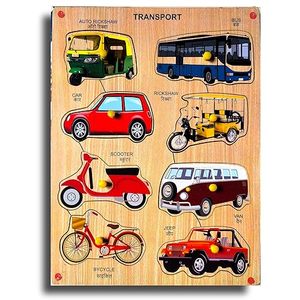 LABOCHEM <b>3D</b> Wooden Transport <b>Puzzles</b> Toys for Kids Transport Educational Learning Board <b>Puzzle</b> Toy - Product Image 1