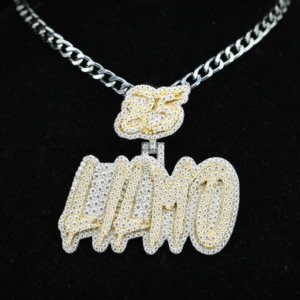 จี้เพชรฮิปฮอปแบบกำหนดเองพร้อมตัวอักษรประดับเพชร ตัวจี้ทรงแฟนซี เงินแท้ 925 ประดับเพชรโมอิสซาไนต์ทรงกลม ผ่านการทดสอบเพชร - Product Image 1