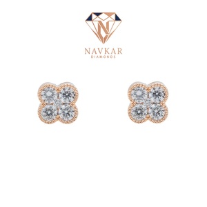 Luxury Moissanite Diamond <b>Stud</b> Earrings High Shine Moissanite Earrings Hip Hop Jewelry Earrings For Womens at Best Price - Product Image 2