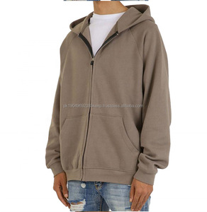 Sweat-shirts à capuche zippés y2k personnalisés en coton lourd, coupe ample, fermeture éclair - Product Image 2