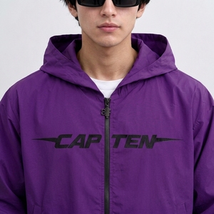 Conjunto de Chaqueta Cortavientos Ligera de Poliéster Personalizada Unisex, Ropa Deportiva de Verano de Manga Larga y Corte Regular - Product Image 3