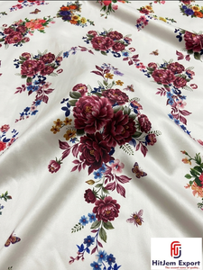 Fabricant de tissus imprimés numériquement en polyester doux personnalisés pour robes, vêtements et produits textiles de maison - Product Image 4