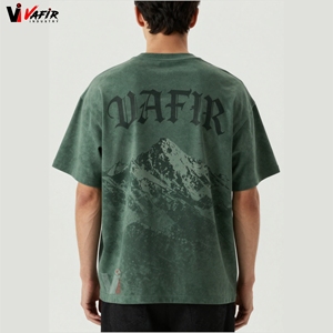 Camisetas de Jersey Casuales al por Mayor de Alta Calidad para Hombre, Tallas Grandes, 100% Algodón, Transpirables, Ecológicas, con Serigrafía, Lisas - Product Image 2