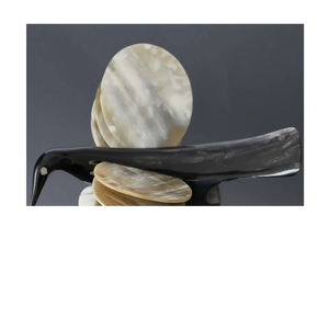 Stylish Cow Buffalo Horn Coaster Natural Ox Horn <b>Beer</b> Mug & Coffee Tea Coasters <b>Table</b> Were Mats & Pads - Product Image 1