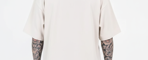 T-shirts pour hommes de haute qualité, 100% coton, poids lourd 230g, col rond, style vintage, surdimensionnés, avec logo personnalisé sur le devant, fabriqués en usine OEM. - Product Image 4