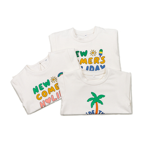 Camiseta infantil personalizada de algodón suave con spandex, estampado de mucilaginosas, corte holgado para bebés, camiseta para niños, ropa de verano para niños a buen precio. - Product Image 6