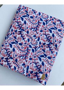 Tissu indien imprimé à la main motif floral, 100% coton, multicolore, pour la confection de robes et l'artisanat de couture, vente en gros - Product Image 5