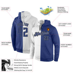 Sweat à capuche personnalisé avec impression intégrale pour équipe sportive, sweat à capuche avec nom du club, sublimation, 100% polyester polaire, sweats à capuche d'entraînement, fournisseur en gros - Product Image 4