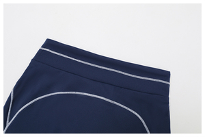Ensemble de yoga deux pièces vert clair, haut court dos nu à encolure crantée, short taille haute élastique, sans couture, logo uni sur le devant, anti-plis - Product Image 5