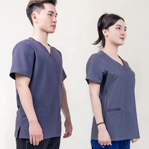 Women's and Men's Hospital Uniform Medical <b>Scrubs</b> Pants, Shirt Good Stretch From Verified Manufacturer <b>Clothes</b> - ODM/ OEM - Product Image 4