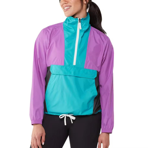 Premium Quality Windbreaker <b>Jacket</b> For Women 100% Polyester Windproof And <b>Waterproof</b> Outdoor <b>Jacket</b> Custom Made Logo Printing - Product Image 2