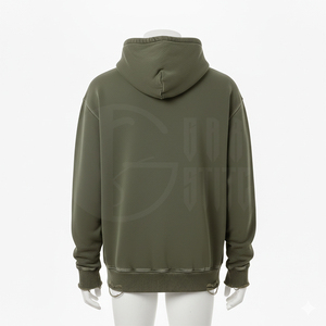 Sweat-shirts à capuche OEM, style pull-over, décontractés, pour hommes et femmes, impression personnalisée, polyester et coton - Product Image 6