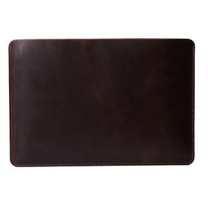 Fashionable <b>Laptop</b> <b>Sleeve</b> Book Cover High Quality Genuine Leather Elegant Bag Soft Case OEM For Men & Women Wholesale Designs - Product Image 1