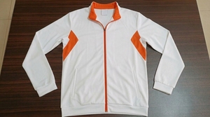 Veste unisexe à fermeture éclair, blanche et verte, à blocs de couleur, manches longues, respirante, coupe classique, pour adultes, toutes saisons, vêtements de sport - Product Image 5