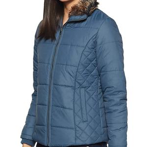 High Quality Women's Winter Puffer Jacket Street Fashion Windproof Bubble Coats Embroidery Customizable Knitted <b>Fabric</b> - Product Image 3