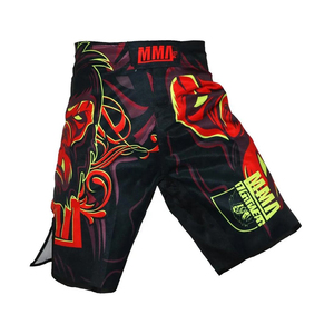 กางเกง MMA สั่งทำขายส่งสำหรับผู้ชาย พิมพ์ลายดิจิตอลด้านหน้า ผ้าสเตรช ระบายอากาศได้ดี น้ำหนักเบา ผลิตจากโพลีเอสเตอร์ เหมาะสำหรับชกมวยและมวยปล้ำ - Product Image 5