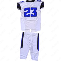 Uniforme de football américain personnalisé de haute qualité nouveau sublimé personnalisé vêtements de football américain ensemble de maillots de football