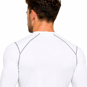 Camiseta de Compresión Premium para Entrenamiento Deportivo, Transpirable, Absorbe la Humedad, Ropa de Gimnasio, Personalizable, para Adolescentes, Diseño Sólido en la Parte Delantera - Product Image 5