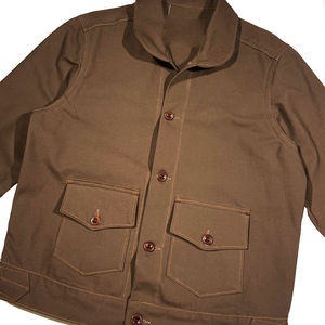 Veste Safari Unisexe d'Hiver à Fermeture Éclair avec Logo Personnalisé sur le Devant, Imperméable, Coupe-Vent, Écologique, en Toile de Coton - Product Image 3