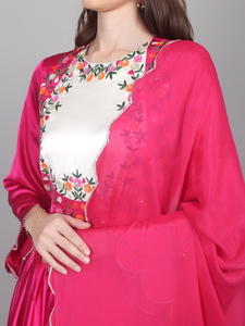 Glamorous Fashion Collection Women’s Palazzo Dress with Dupatta and <b>Thread</b> <b>Beads</b> work Designer Fashion Hub - Product Image 6