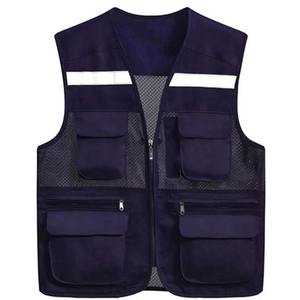 Lightweight Durable Quick-Dry Polyester/Cotton Unisex Safety <b>Vest</b> Ergonomic Cut Secure Closure Enhanced Guard/Engineering - Product Image 3