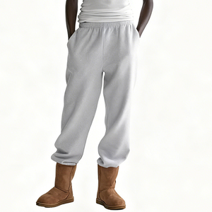 Pantalon de jogging en coton épais coupe oversize, style streetwear, imprimé graphique, impression en relief, strass, décontracté pour le quotidien - Product Image 4
