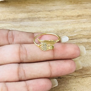 Latest High Demand Pineapple <b>Ring</b> Boho Brass <b>Rings</b> For Women 18k Gold Plated Fruit <b>Statement</b> Dainty Jewelry Wholesale/OEM/ODM - Product Image 2
