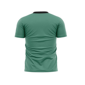T-shirts personnalisés à sublimation, coupe ajustée, pour hommes, de haute qualité, respirants, pour l'extérieur - Product Image 4