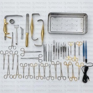 Ensemble de 40 instruments pour augmentation mammaire, kit chirurgical de chirurgie plastique, instruments en acier inoxydable allemand, PENTAX SURGICAL CE - Product Image 1