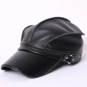 High Quality Custom Genuine Cow Leather Female Adjustable Snapback <b>Caps</b> Autumn Winter Brand <b>Baseball</b> Hat for Casual Wear - Product Image 6