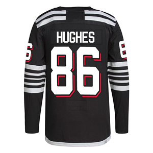 Camiseta de Hockey sobre Hielo Personalizada 7V7, Impresa Digitalmente, Transpirable, de Malla de Poliéster, Manga Larga, Secado Rápido, Antibacteriana, Cuello en V, para Equipo - Product Image 3