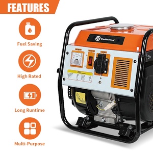 Generador de Gasolina de 1.5KW, 98.5cc de Cilindrada, Arranque por Retroceso, OHV, Motor de Gasolina, para Uso en Exteriores y Hogar, Carcasa Abierta, Voltaje Nominal de 230V - Product Image 4