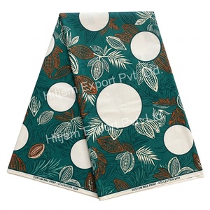 Tela de Algodón 100% con Estampado Africano Personalizado de Nigeria, Fabricante Textil OEM ODM al por Mayor para Ropa de Niños, Bolsos y Textiles para el Hogar - Product Image 1