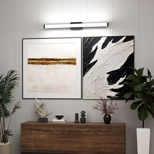 Modern 41-inch LED <b>Vanity</b> <b>Lights</b> Bar Black Bathroom <b>Light</b> Fixtures with Over <b>Mirror</b> Feature for Bath - Product Image 2
