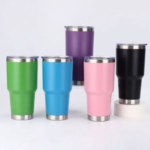 Vaso Térmico de Acero Inoxidable con Aislamiento al Vacío de 20oz/30oz, con Logotipo Personalizado, para Café, Viajes, Regalos, con Tapa, desde Almacén en EE. UU. - Product Image 1
