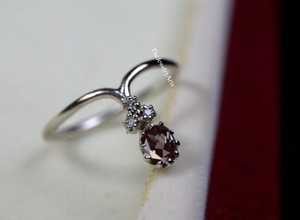 Bague de fiançailles en argent sterling 925 avec pierre précieuse Alexandrite, pierre de naissance de juin, bague solitaire pour femme, coupe ovale - Product Image 6