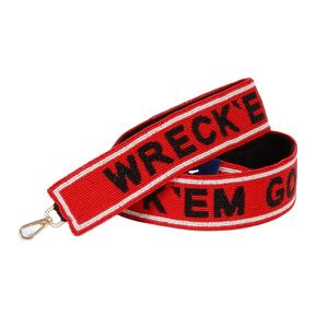Correa Rectangular para Bolso Deportivo con Cuentas de Algodón Wreck'Em, Accesorio de Bolso Hecho a Mano, Perfecto para Personalizar - Product Image 1