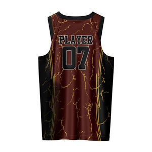 Uniforme de Baloncesto Personalizado de Secado Rápido, Anti-Bacteriano, con Cuello en V y Sin Mangas, Personalizable con el Nombre del Equipo - Product Image 3