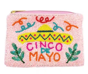 Monedero de cuentas para dama de honor, estilo elegante, con cuentas de semillas, bolsa de maquillaje, regalo para mujer, ¡el más vendido! - Product Image 3