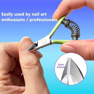 Coupe-ongles plat en acier inoxydable, lame droite, pointe acérée, durable, style simple, pour usage adulte - Product Image 3