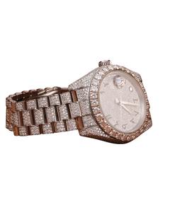 Reloj de Lujo con Diamantes Moissanite, Último Modelo, Estilo Hip Hop, Correa de Acero, Perfecto para Hombre - Product Image 2