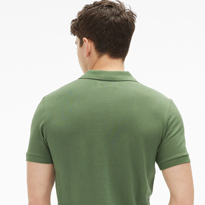 Polo décontracté pour homme en gros, manches courtes, respirant, 100 % polyester et coton de haute qualité - Product Image 2
