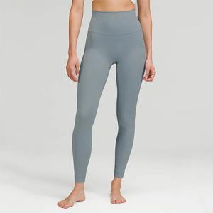 Leggings de compression pour femmes, taille mi-haute, toutes saisons, en Spandex/Polyester, écologiques, respirants, séchage rapide, avec logo personnalisé, OEM, pour la gym - Product Image 1