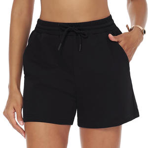 Pantalones Cortos Deportivos para Mujer, Ecológicos, Transpirables, de Secado Rápido, con Cordón Ajustable, Cintura Media, Corte Regular, Spandex/Poliéster - Product Image 1