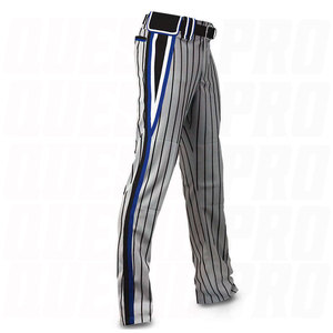 Wholesale Custom Men Custom Sublimated 100% Polyester Grey Blank <b>Baseball</b> Pants for Team Uniforms Athletic Training Durable - Product Image 1