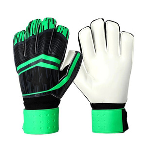 Unisex Full <b>Finger</b> PU Goalkeeper Gloves With Non Slip Palm Adjustable Wrist <b>Strap</b> Breathable Soccer Football Sports Gloves - Product Image 4