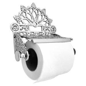 Victorian Toilet Paper Holder Decorative Wall Mounted Metal Toilet Roll Holder <b>Bathroom</b> Tissue Holder Washroom <b>Accessory</b> - Product Image 4