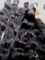 Lot de Cheveux Humains de Haute Qualité, Double Trame, Ondulés Naturels, Cheveux Vierges Bruts Non Traités, Idéal pour Extensions et Perruques