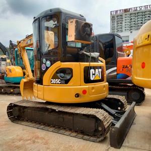 Mini-excavatrice d'occasion CAT 303ECR du Japon, 3 tonnes, compacte, modèle Cat 303 303E, machine de terrassement sur chenilles, seconde main, pour travaux agricoles et de construction, neuve - Product Image 2
