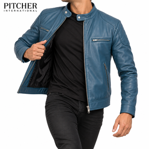 Chaqueta de Cuero para Hombre al por Mayor, Chaleco de Cuero, Diseño Personalizado, Proveedor de Marca, MOQ Bajo, Tallas Estadounidenses, Fábrica en EE. UU. - Product Image 2